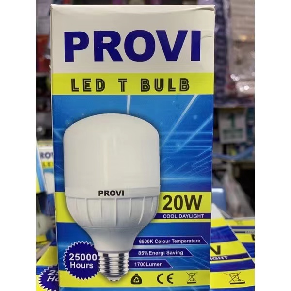 BOHLAM LAMPU LED PROVI 20W 20WATT GARANSI 1 TAHUN SANGAT TERANG LAMPU KAPSUL CAPSULE