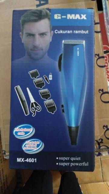 Alat Pencukur Rambut Cukur Kumis Jenggot Jamban Murah Terlengkap Hair Clipper GMAX MS 4609 Murah