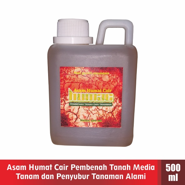 Humac 500 Ml Asam Humat Terbaik Produk Pembenah Tanah Media Tanam Siap Pakai / Asam Humat Cair Terla