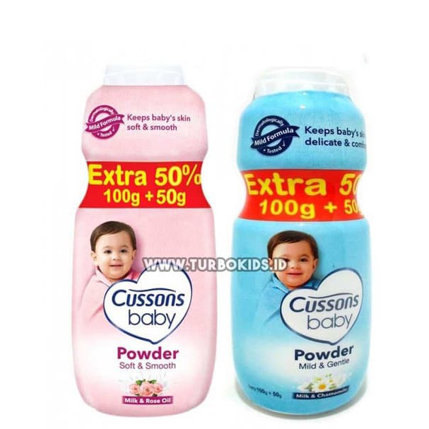 Cussons Baby Powder 100gr + 30gr / Bedak Bayi