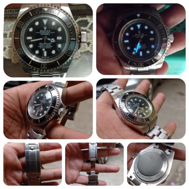 Rolex DEEPSEA Black Dial jam tangan bekas