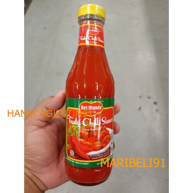 

Delmonte Saus Tasty Chilli 340ml maribeli91