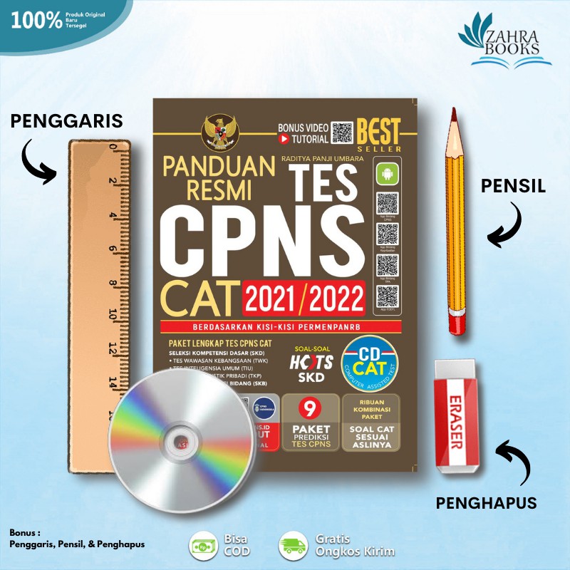 Panduan Resmi Tes CPNS CAT 2021/2022 & 2019/2020