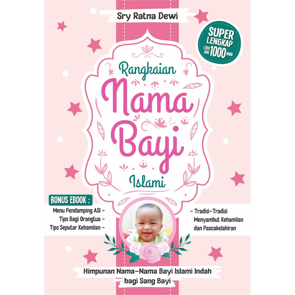 Buku Rangkaian Nama Bayi Islami Shopee Indonesia