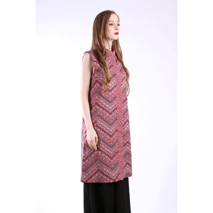 BATIK KAMMI TUNIK JATAYU MERAH 000211