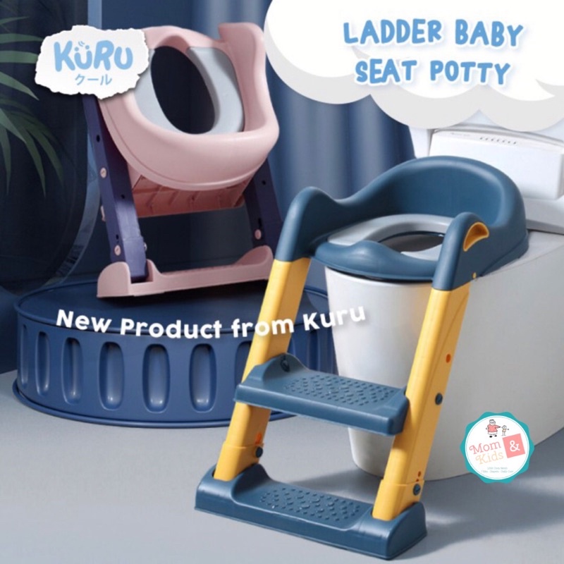 Kuru Potty Training Ladder Step | Pispot Train Tangga Anak Bayi Toilet