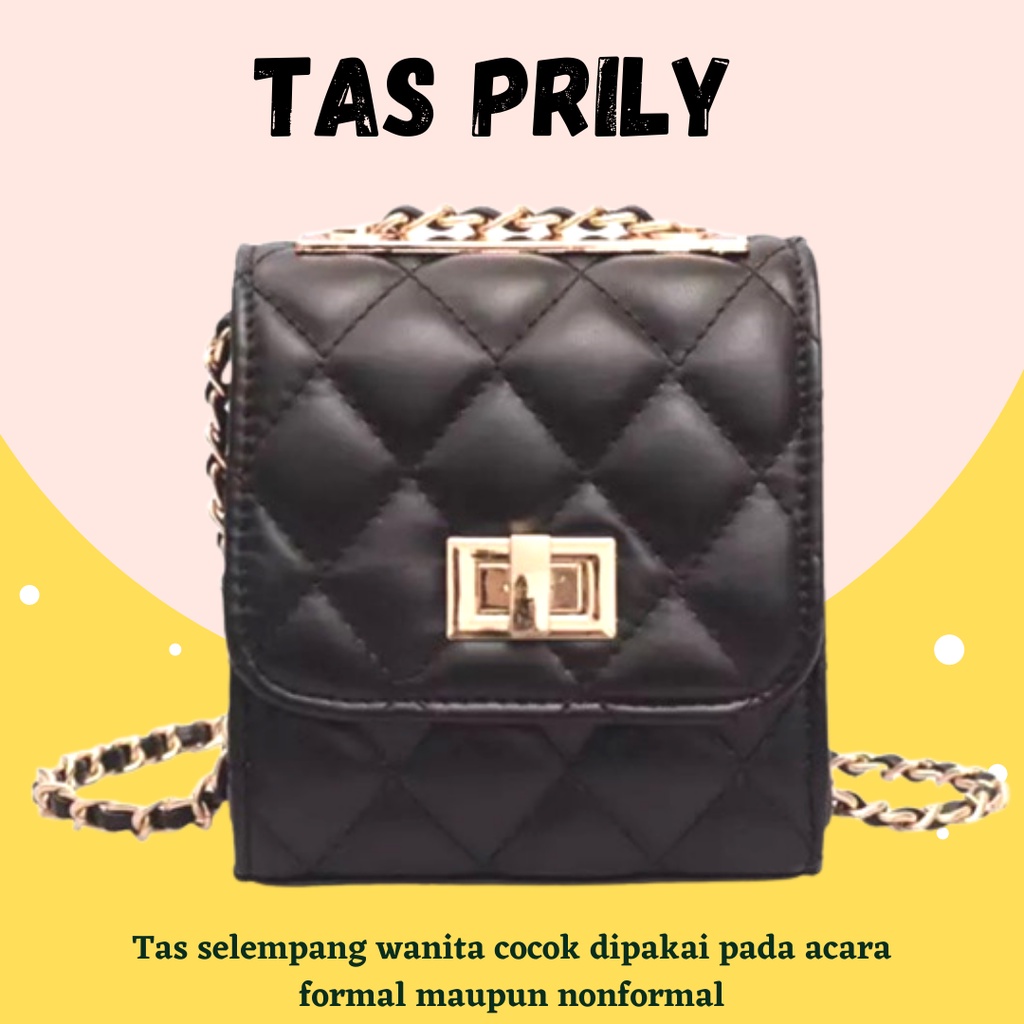 [BISA COD]TERMURAH!!! TAS PRILY - Tas Selempang Wanita