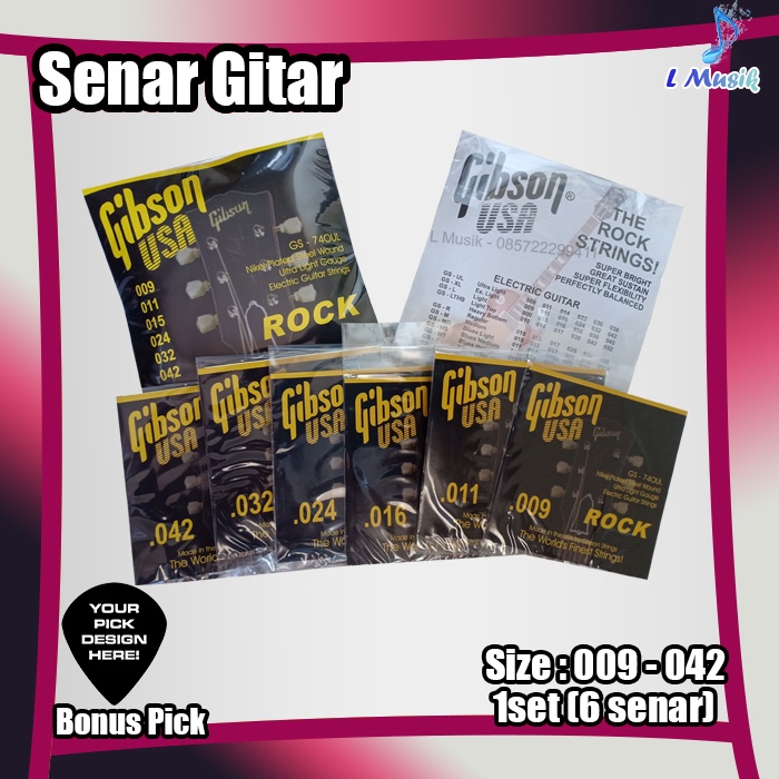 [GROSIR] SENAR GITAR AKUSTIK ELEKTRIK MINIMAL 200 SET  (LOKAL PREMIUM) - ORIGINAL NICKEL WOUND GUITAR STRINGS