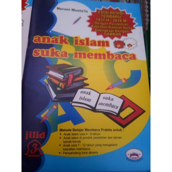 

Buku anak islam suka membaca jilid 3 original