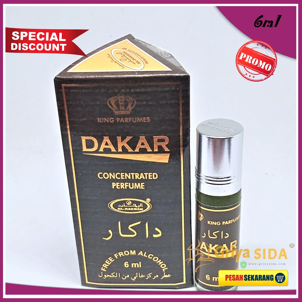 Parfum Dakar 6ml alraehan aroma Dakar al raehan mirip al rehab parfum Harga grosir PROMO!!