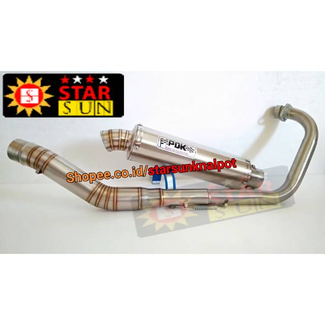 Knalpot racing Vixion NVL NVA PDK 25 cm