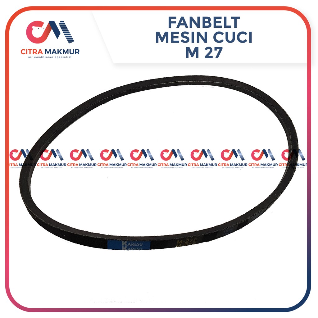 Vanbelt M27 Mesin Cuci V Van Fan Belt Panbel Panasonic Fanbelt Vbelt M 27 o645 o-650 o 645 650