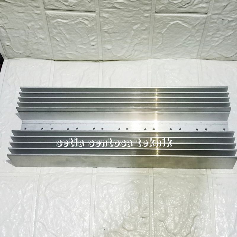 Heatsink pendingin SANKEN 5 Sirip 30Cm 6mm TEBAL sudah di bor