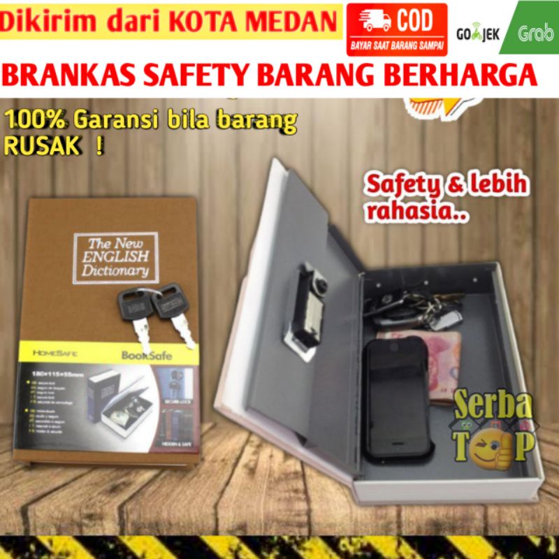 Brankas buku Password mini uang buku kunci buku murah password kotak penyimpanan brangkas pasword