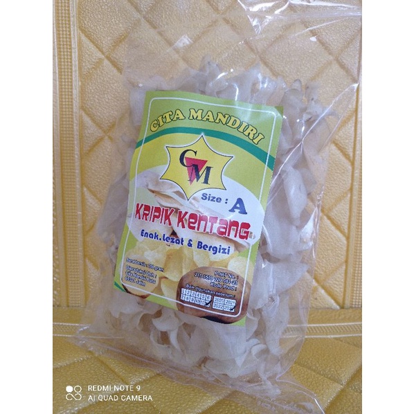 KERIPIK KENTANG MENTAH SIZE A / KRIPIK KENTANG MENTAH