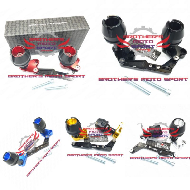jalu pelindung knalpot black diamond nmax xmax aerox 155 lexi