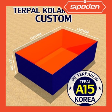 TERPAL IKAN / TERPAL KOLAM KUAT DAN TAHAN LAMA KETEBALAN A8 DAN A15