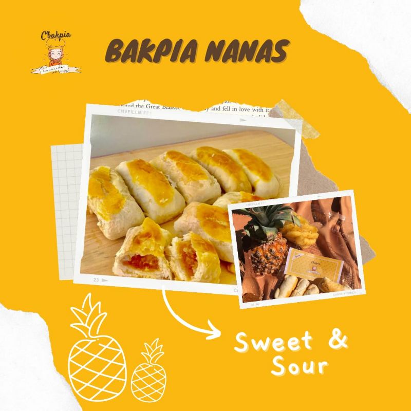 

Bakpia Nanas/ Bakpia kering