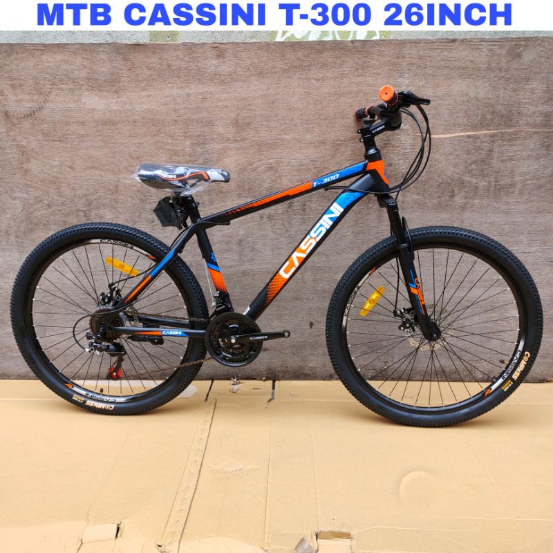 Sepeda Gunung MTB CASSINI Trex T-300 26Inch Hi-ten stell
