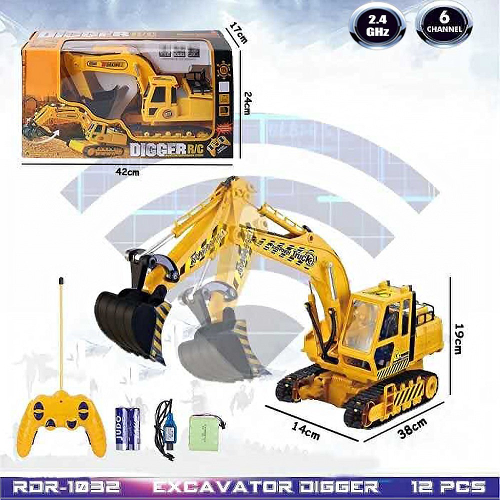 MURAH RDR1172 RDR1031 RDR1032 RC Excavator ESKAVATOR ESCAVATOR ESKAFATOR Beco Bego Beko Mainan Anak Mobil Remote Control RADAR