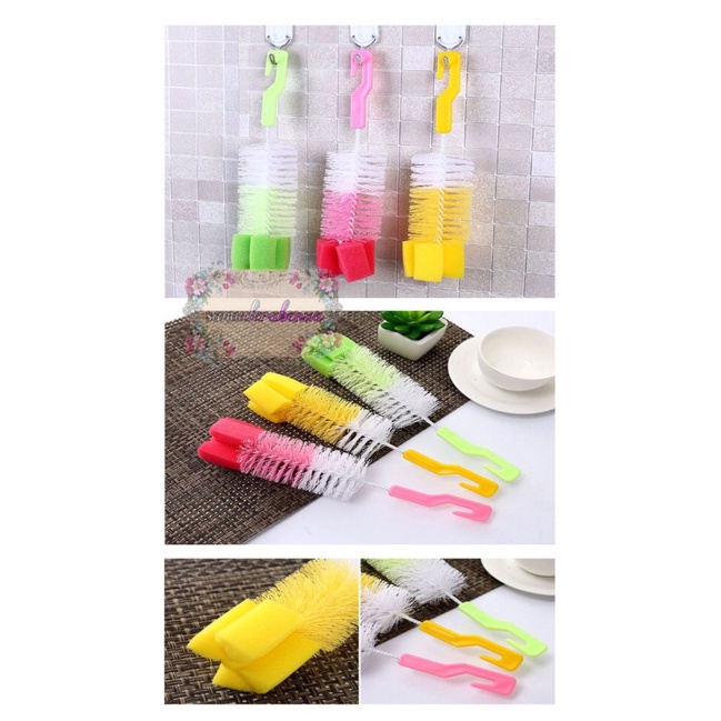 RT73 SIKAT SPONS SPONGE PEMBERSIH PENCUCI BOTOL GELAS CANGKIR TUMBLER SUSU HIGIENIS ANTI BAKTERI SB3451