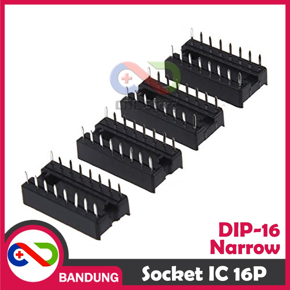 SOCKET SOKET IC DIP-16 DIP16 16P 16 NARROW