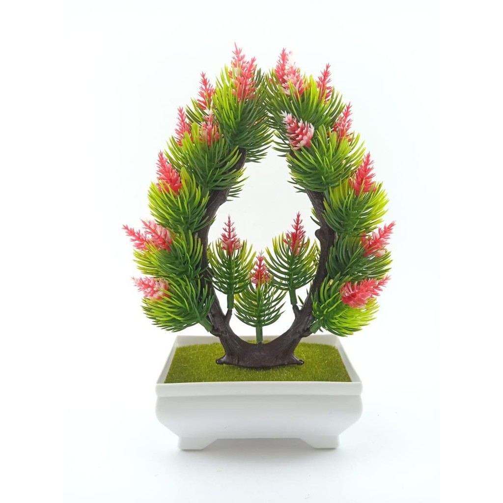COD BUNGA ARTIFISIAL BUNGA LOVE BUNGA PLASTIK MINI ORNAMEN BUNGA TANAMAN HIAS DEKORASI RUMAH BP1110-MERAH