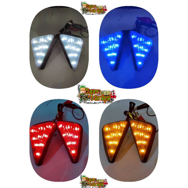 sein tempel led ninja cbr R15 R25 vixion SEIN TEMPEL LED SEGITIGA NINJA R NINJA 250 CBR 150 R 15 R 2