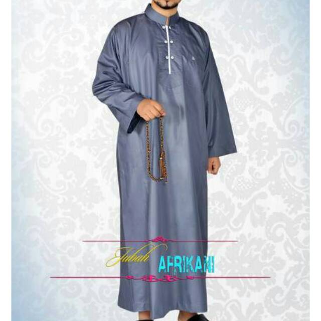 Jubah reguler al ham model afrikani XXL