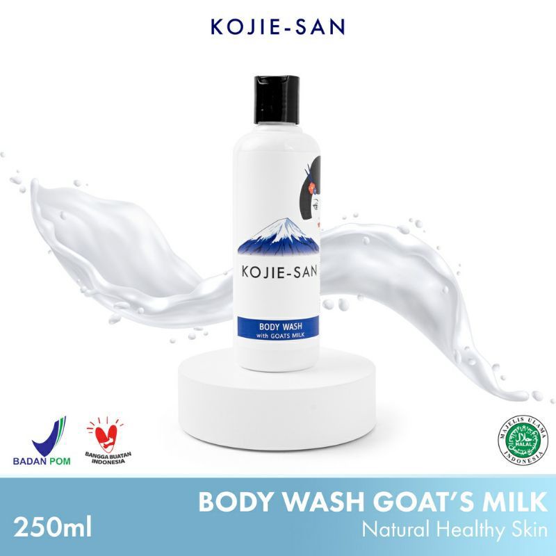 KOJIE SAN 𝗕𝗢𝗗𝗬 𝗪𝗔𝗦𝗛 GOAT MILK/KOJIC 250ML [𝗕𝗣𝗢𝗠]