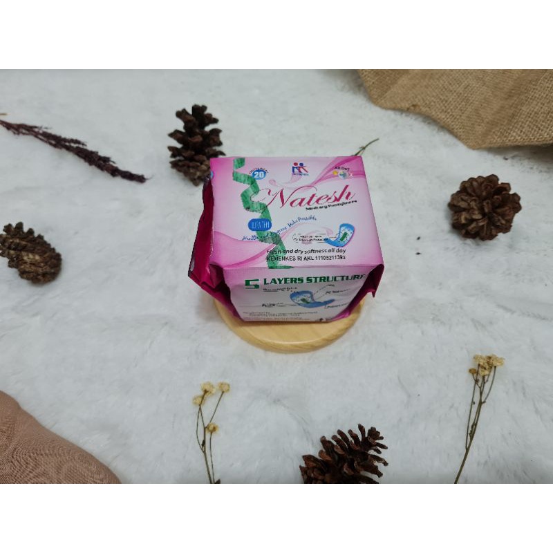 Natesh Pembalut dan Pantyliner Natesh Day Natesh Panty Natesh Night Natesh Extra Long Night Lengkap