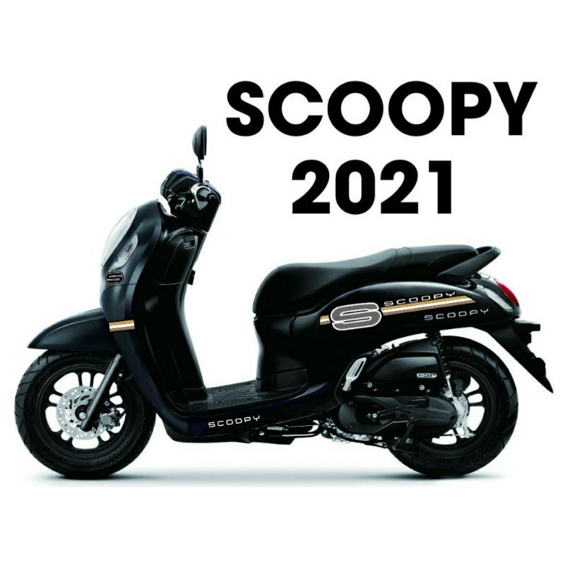 DECAL SCOOPY 2021 FULL BODY DESAIN SIMPLE MINIMALIS