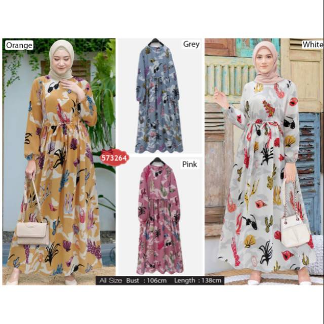 GAMIS KAKTUS EXTU/GAMIS FASHION WANITA KODE 292