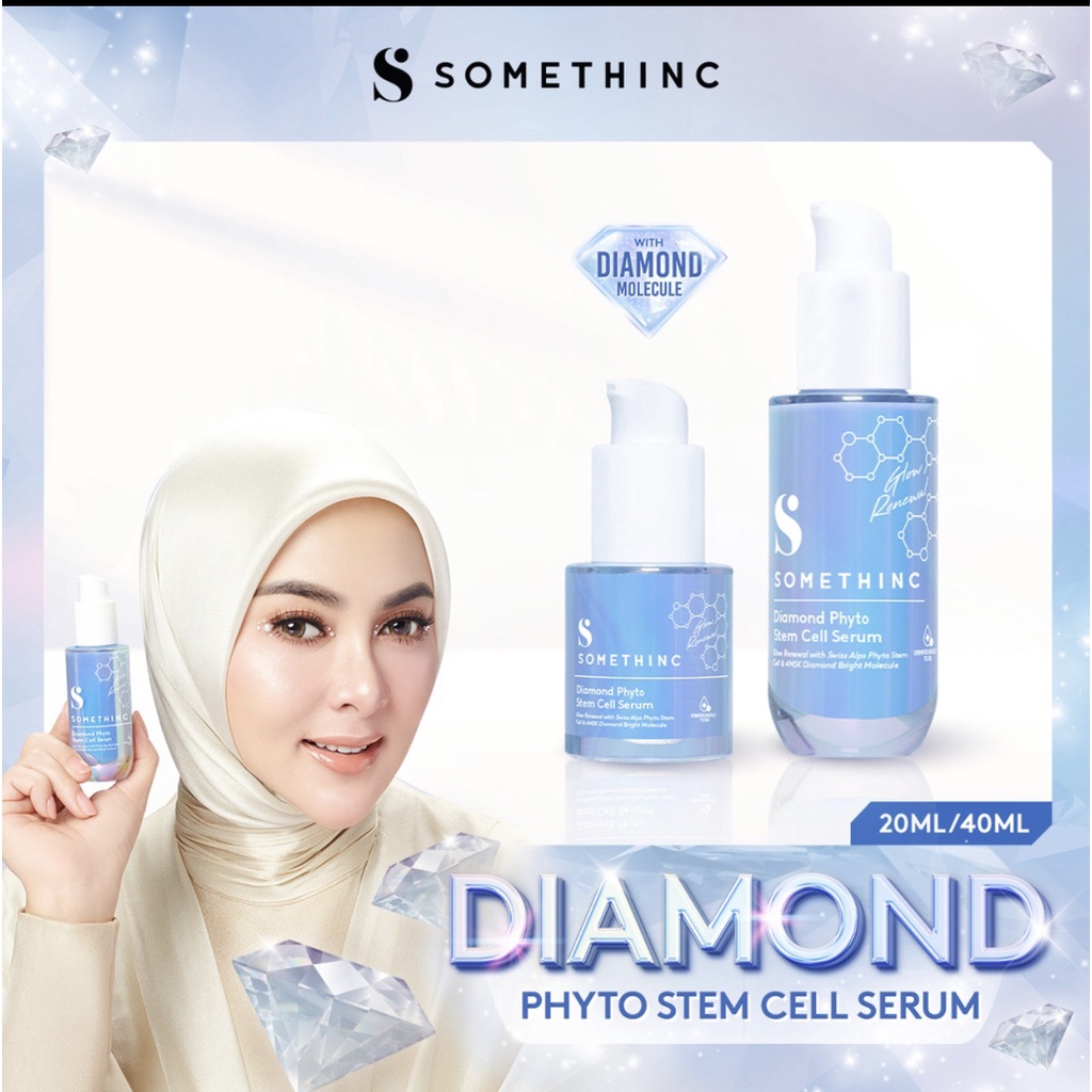 SOMETHINC Diamond Phyto Stem Cell Serum - Serum Diamond untuk Kulit Berkilau dan Cerah