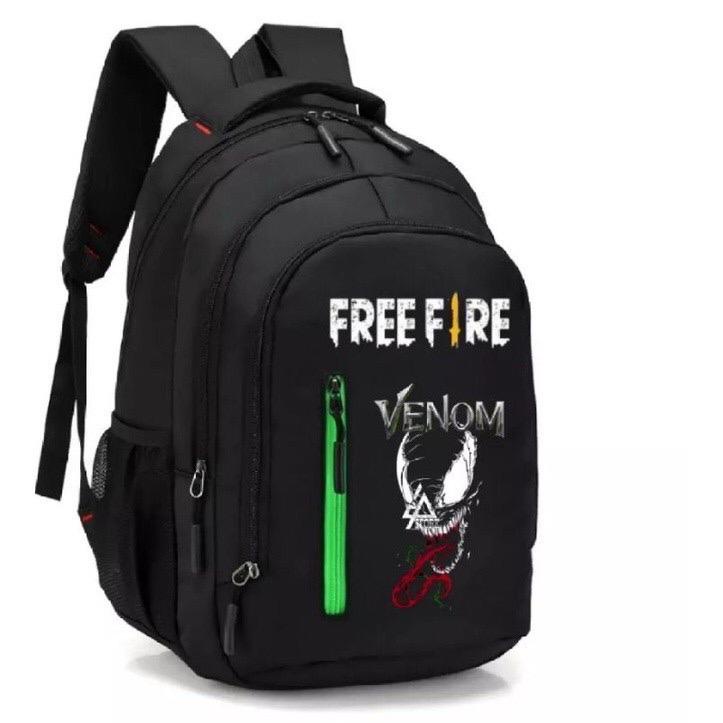 RAJA TAS BACKPACK STEL KARAKTER FREE FIRE VENOM TERBARU