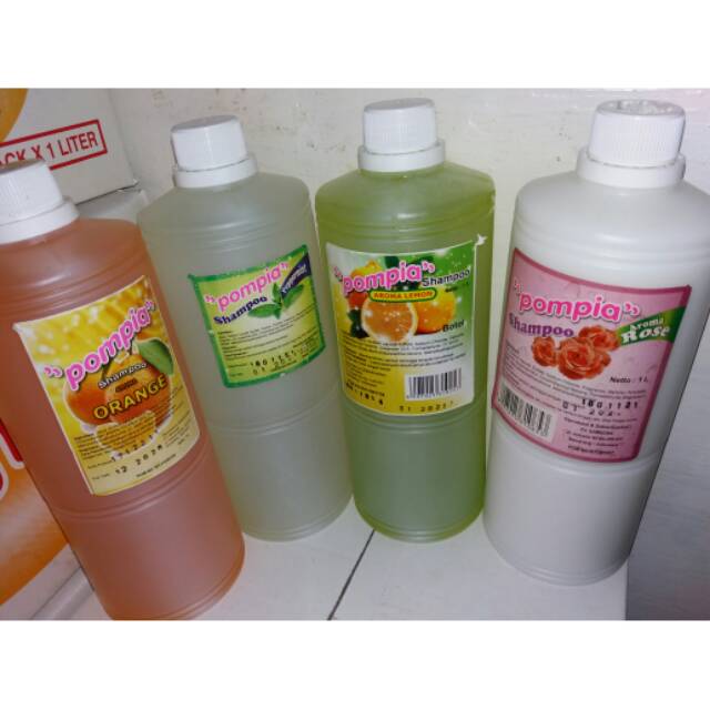 Shampoo Pompia kemasan botol