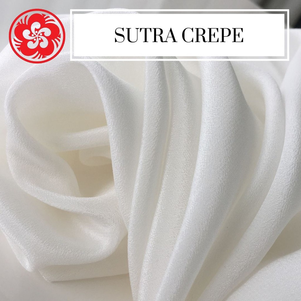 Kain Sutra Crepe 100 Silk Shopee Indonesia