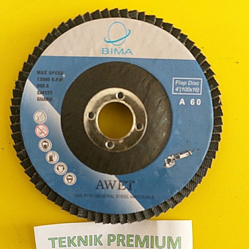 BIMA AMPLAS SUSUN  GRIT A60 / FLAP DISK #60