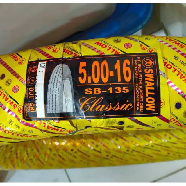 Ban classic 500 16 sb135 dan ban dalam