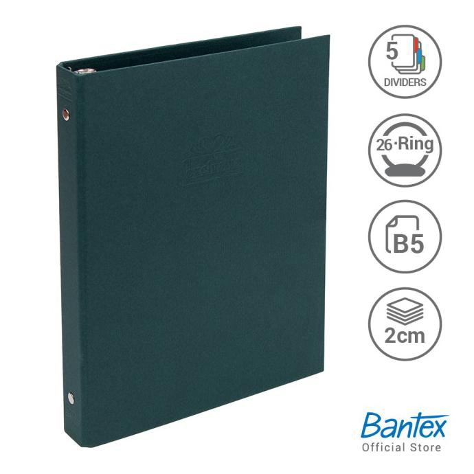 

READY COD Bantex Exclusive Multiring Binder B5 26 Ring O 25mm Green #1327 04 NEW Kode 26