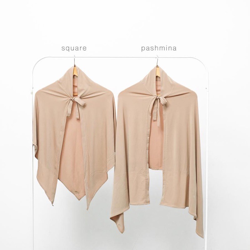 Bella Instan Pashmina dan Square | Hijab Pashmina Segiempat Instan Tali Bahan Jersey by Yeppushop