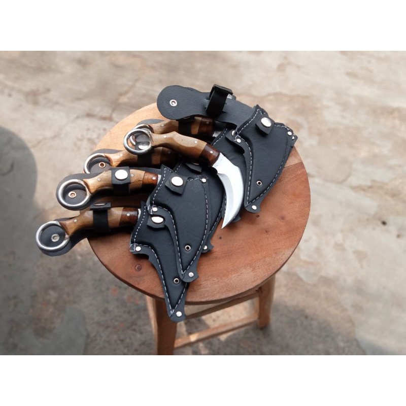 PISAU KRAMBIT UKIR JATI full tang