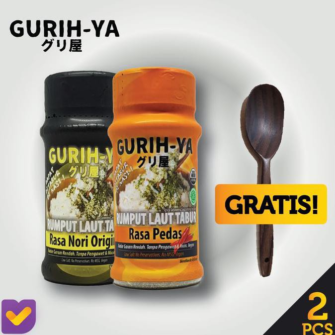 

Gurih-ya Original + Spicy Seaweed Bottle Combo