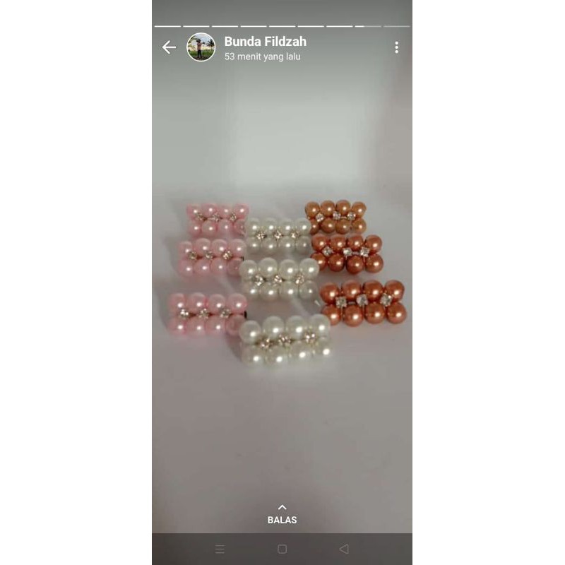 Bros Dagu.Peniti Hijab. Bros Mutiara