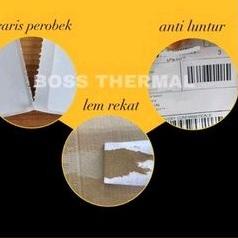 

Trendy KERTAS STICKER LABEL THERMAL LIPAT 100x150 BARE A6 .,