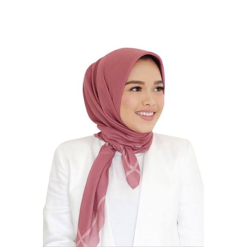 Buttonscarves Basic Voal Square Dusty Cedar