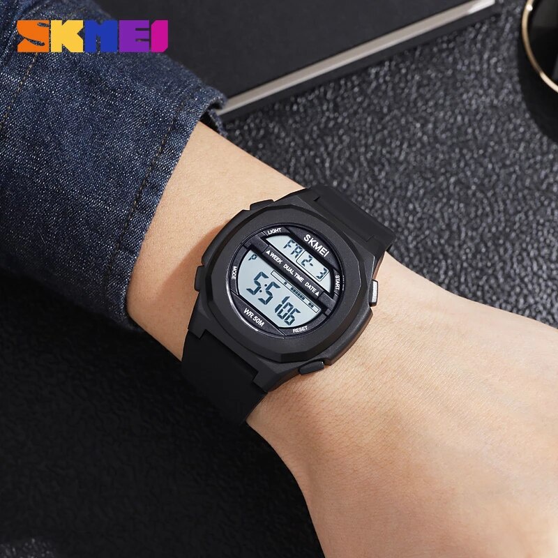 SKMEI 1821 Jam Tangan Pria Wanita Digital Anti Air Sport Watch WATCHKITE WKOS