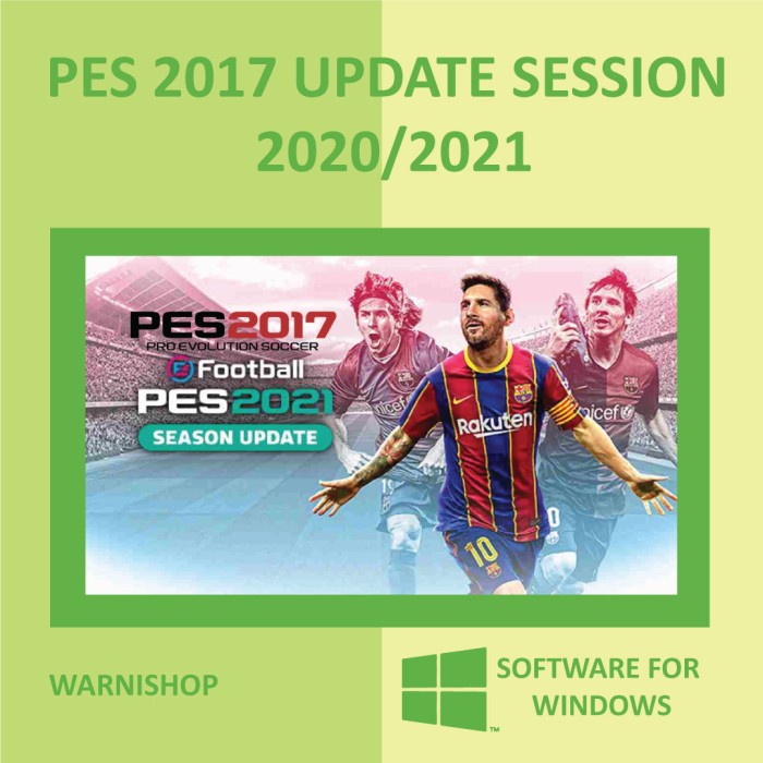SALE PES 2017 Full Version BONUS PATCH 2020 - LINK
