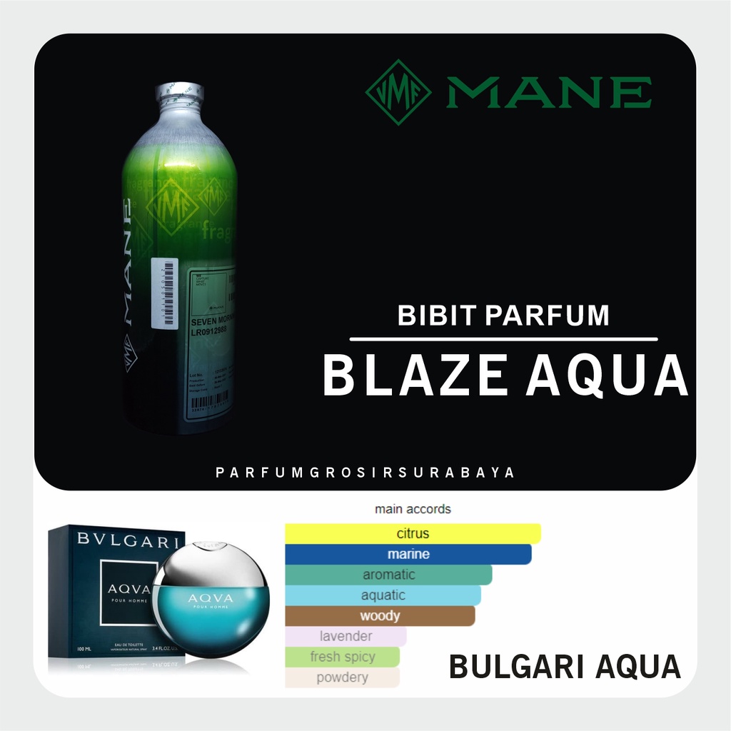 Bibit Parfum - Bulgari Aqua | Produk MANE | 1Kg Segel