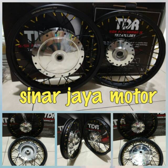 Velg jari tromol sepaket ring 14 140. 160. Tdr mio. Mio j. Mio sporty. Soul. Xeon. Fino .Fino new